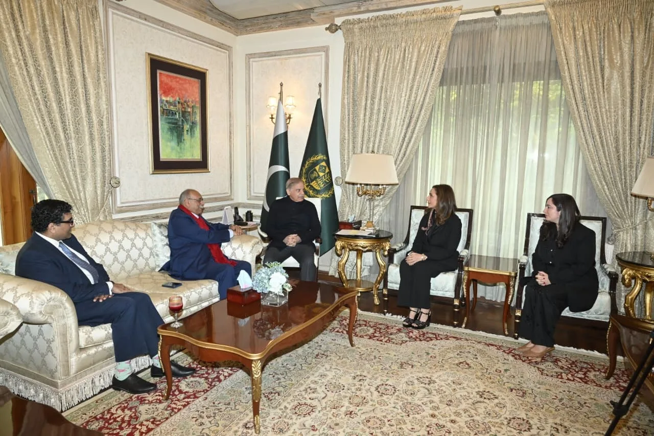 Prime Minister Muhammad Shehbaz Sharif met the team representing the Pakistan Pavilion at the historic 61st Venice Biennale 2026, currently underway in Venice, Italy.