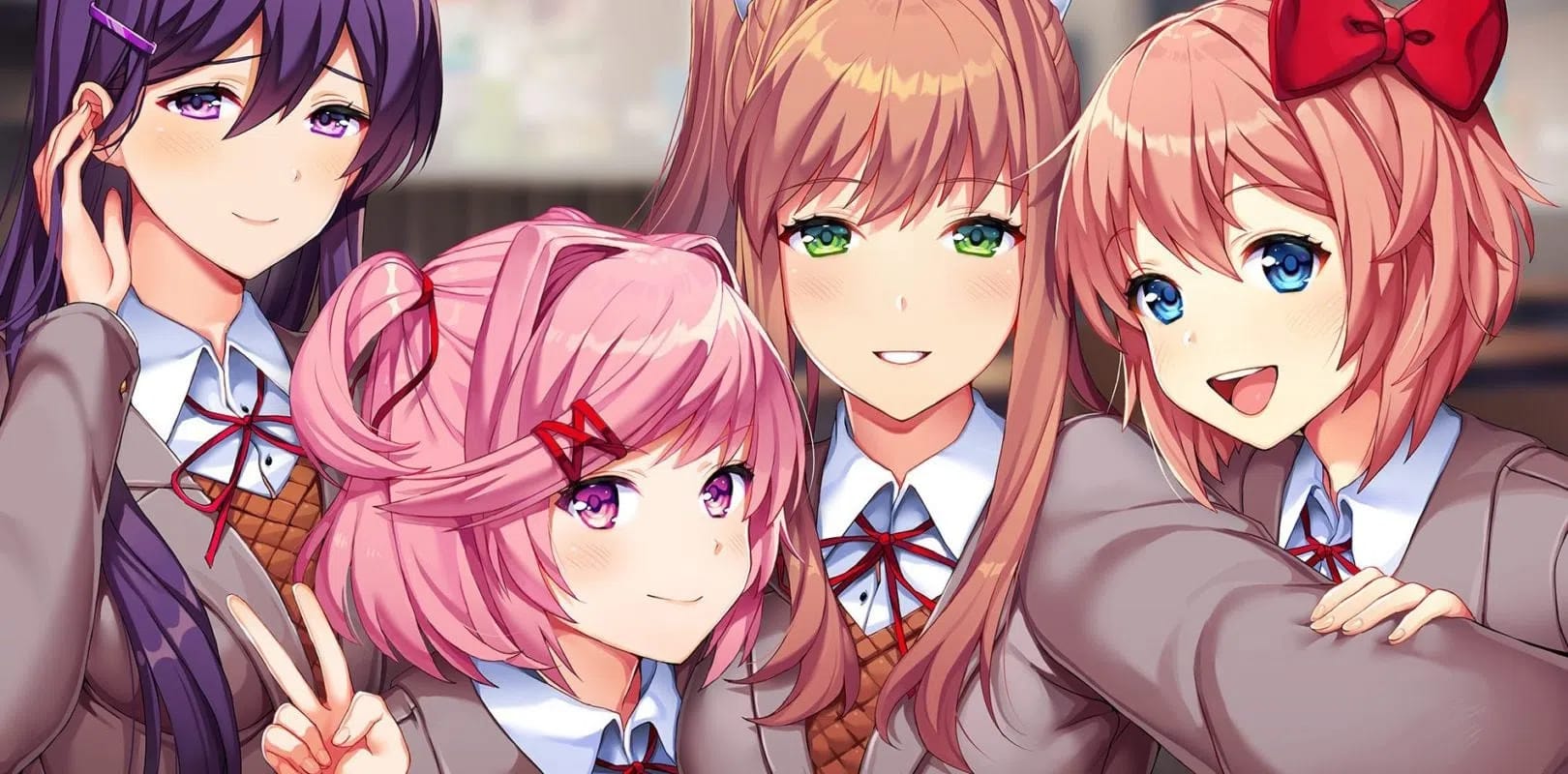 Doki Doki Literature Club! (DDLC) is a psychological horror visual novel developed by Team Salvato that masterfully subverts expectations by masquerading as a cute, cheerful high school dating simulator. Players join a school literature club and interact with four female members—Sayori, Natsuki, Yuri, and Monika—primarily by writing poems to win their affection. However, the narrative quickly takes a dark, unsettling turn into themes of mental illness, obsession, and existential dread, famously breaking the fourth wall by forcing players to manipulate the game's actual computer files to progress.