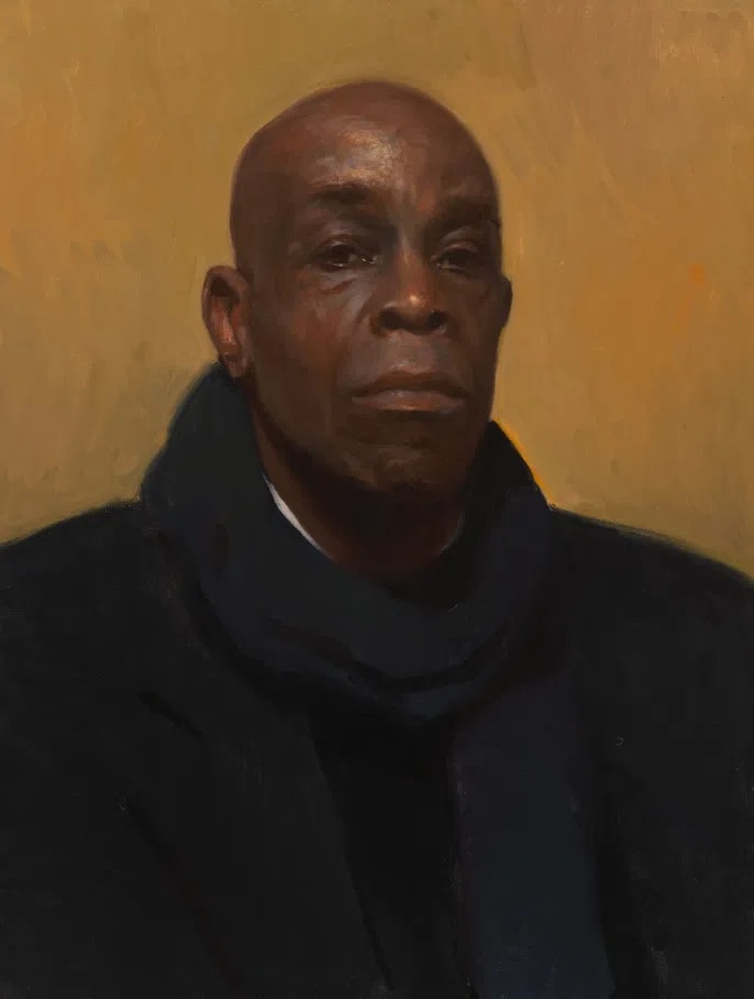 American artist Marc Dalessio won the 2026 Herbert Smith Freehills Kramer Portrait Award at the National Portrait Gallery in London for his painting titled Jean-Denis.Key Details of the ArtworkThe Sitter: The subject is Dalessio's local neighbor in southwest France, who unexpectedly showed up at the artist's newly renovated studio one morning and asked to be painted.The Style: It is a quietly powerful, minimalist portrait painted on oil on linen (650mm x 500mm). It depicts a bald, non-smiling man wearing a black jacket and a scarf against a distinct mustard-yellow background.The Method: Dalessio utilized the traditional "sight-size" method, standing at a distance to view the canvas and the subject side by side. The painting took six sittings to complete.Accolades: The judges awarded Dalessio the £35,000 first prize, praising the portrait's highly effective, economical use of paint, emotional immediacy, and "quiet authority."The painting is a notable return to portraiture for Dalessio, who had spent more than a decade focusing primarily on plein-air landscape paintings.