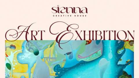 Vibrant abstract artwork featured on an exhibition flyer. Sienna Creative House hosted its debut art exhibition, showcasing an unfiltered and unbiased collection of contemporary Pakistani artwork. The event, held at House 79A in Islamabad, Pakistan, gathered diverse creators from across the country to give local artists a dedicated, shared platform in the nation's capital. Featuring a mix of modern styles and vision, the exhibition opened its doors from 4:00 pm to 8:00 pm on September 12, 2026, offering accessible entry to art enthusiasts looking to experience the fresh strengths of the regional creative community.