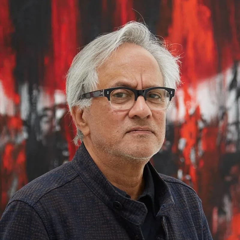 Sir Anish Kapoor CBE RA is an acclaimed British-Indian sculptor renowned for creating monumental, immersive, and conceptually driven abstract installations. Born in Mumbai in 1954, he has been a leading figure in contemporary art since the 1980s. He won the prestigious Turner Prize in 1991 and received a Knighthood in 2013 for his services to the visual arts.