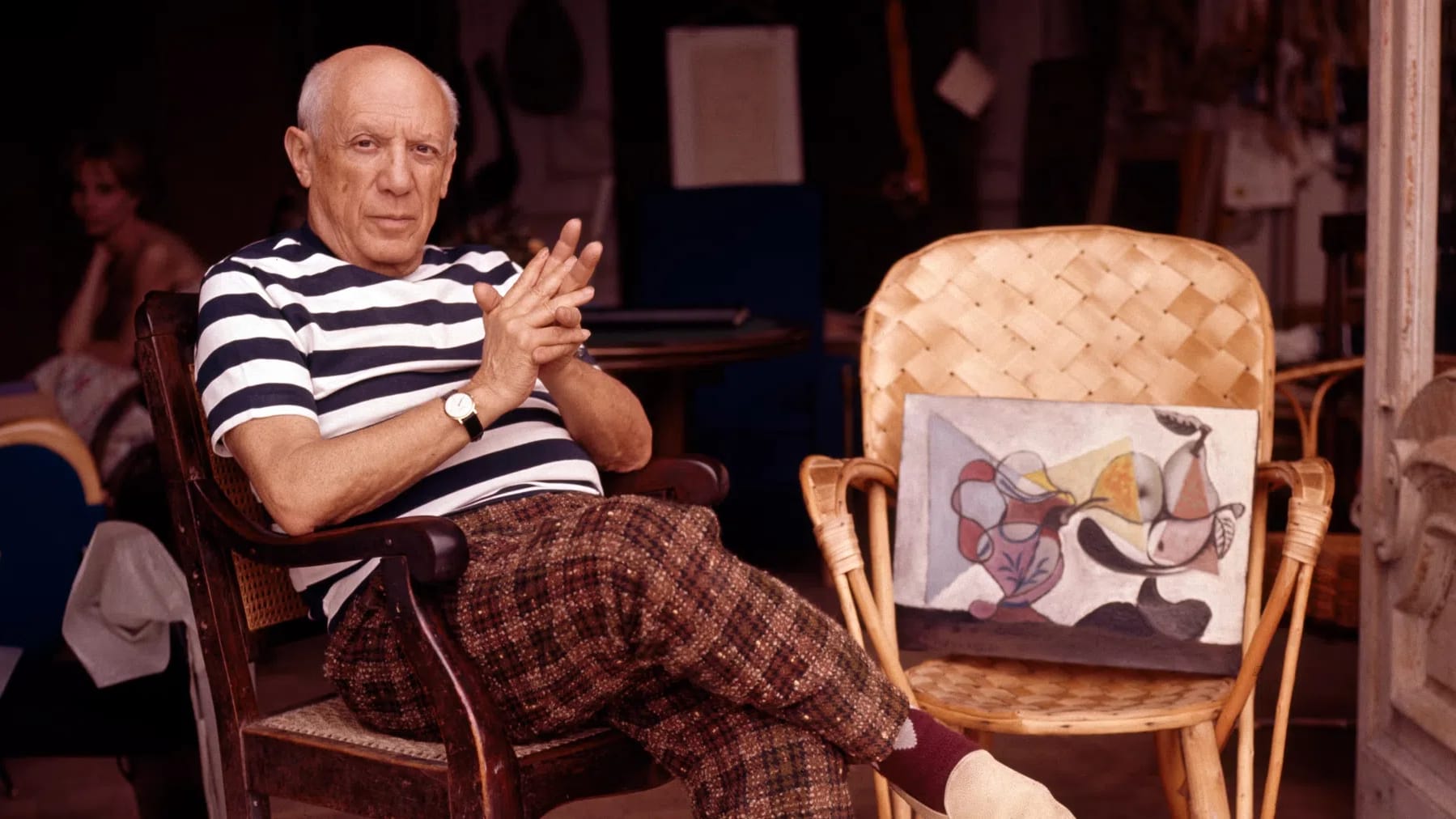 Pablo Picasso was a legendary Spanish painter, sculptor, printmaker, ceramicist, and stage designer who became one of the most influential and dominant figures of 20th-century modern art. Born in Málaga, Spain, in 1881, he spent most of his adult life working in France. Alongside French artist Georges Braque, Picasso famously co-founded the Cubist movement, an artistic style that completely dismantled traditional perspective by breaking down subjects into multi-angled geometric shapes. Over his exceptionally long 76-year career, he produced an estimated 20,000 to 50,000 distinct pieces of art.