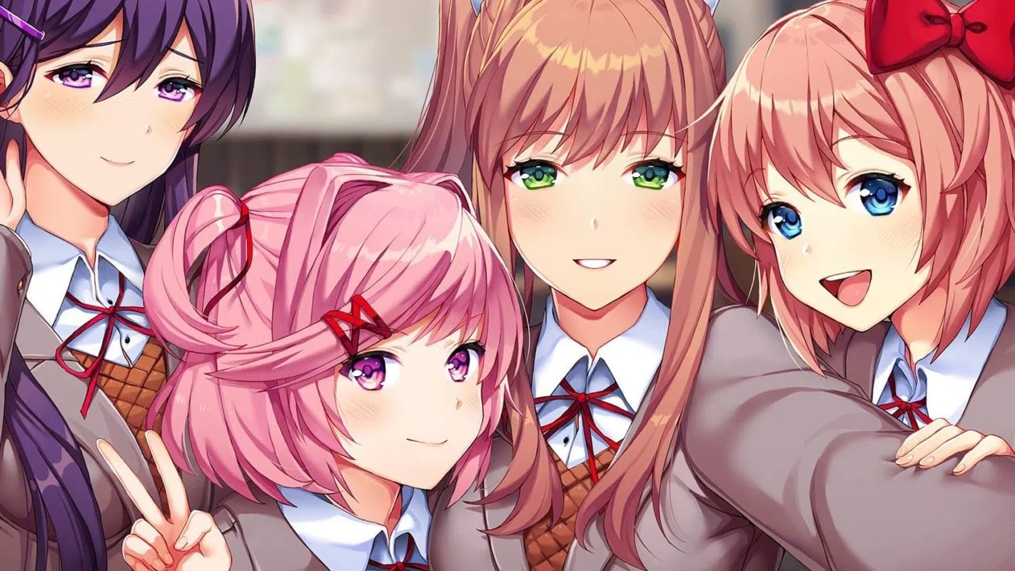 Doki Doki Literature Club! (DDLC) is a psychological horror visual novel developed by Team Salvato that masterfully subverts expectations by masquerading as a cute, cheerful high school dating simulator. Players join a school literature club and interact with four female members—Sayori, Natsuki, Yuri, and Monika—primarily by writing poems to win their affection. However, the narrative quickly takes a dark, unsettling turn into themes of mental illness, obsession, and existential dread, famously breaking the fourth wall by forcing players to manipulate the game's actual computer files to progress.