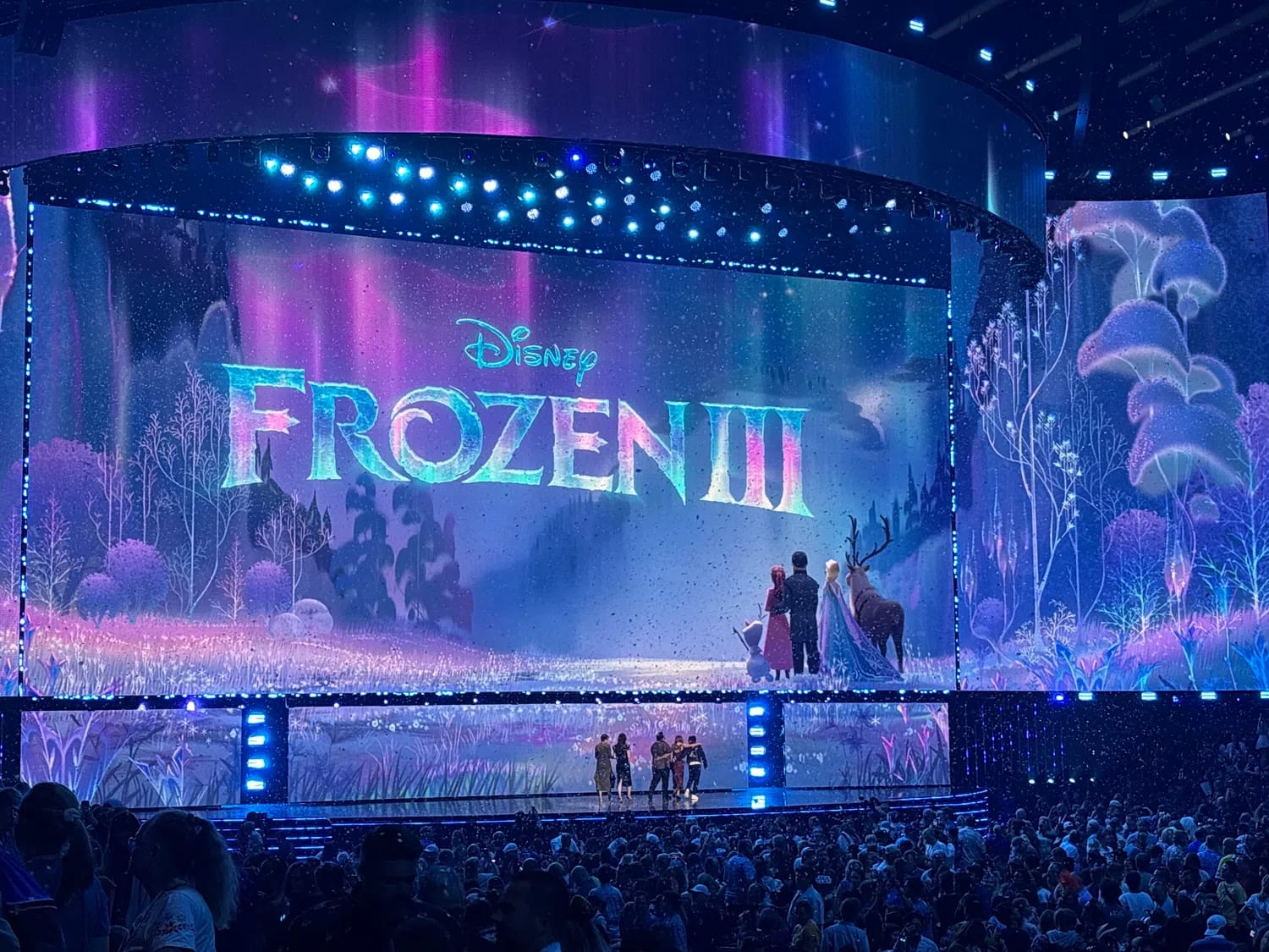 Frozen 3 is officially scheduled to release in theaters on November 24, 2027, following a strategic delay by Disney to allow the creative team more time to properly develop what is planned as the first half of a massive, interconnected multi-part story that will eventually conclude in Frozen 4. The upcoming animated musical fantasy film reunites the original core voice cast—including Idina Menzel as Elsa, Kristen Bell as Anna, Josh Gad as Olaf, and Jonathan Groff as Kristoff—with Jennifer Lee returning to write and co-direct alongside Trent Correy. The plot expands the lore of Arendelle and the origins of magic, triggered by unpredictable changes in the Northern Lights that signal an ancient power awakening far beyond the Enchanted Forest. This crisis forces Elsa and Anna to journey to unexplored lands where magic was first born, an adventure that early D23 Expo concept art hints will feature a mysterious floating castle in the sky and a horned antagonist tied to Norse mythology. Alongside these high-stakes magical threats, the narrative will also focus on personal milestones, heavily hinting at a grand royal wedding for Queen Anna and Kristoff. To bring this epic journey to life, acclaimed songwriters Robert Lopez and Kristen Anderson-Lopez are expected to return to pen a brand-new slate of musical numbers aimed at capturing the emotional depth of the sisters' evolving roles as protectors of their respective realms.